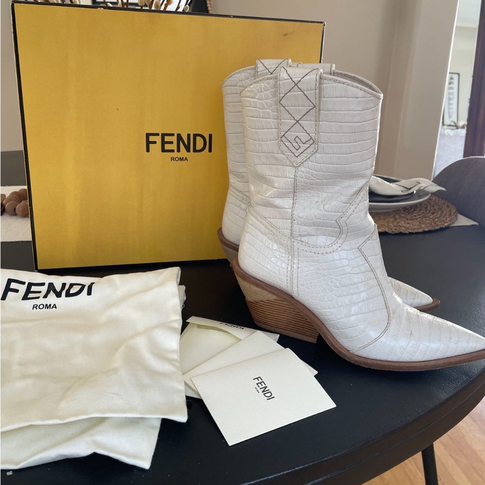 Fendi cowboy boots